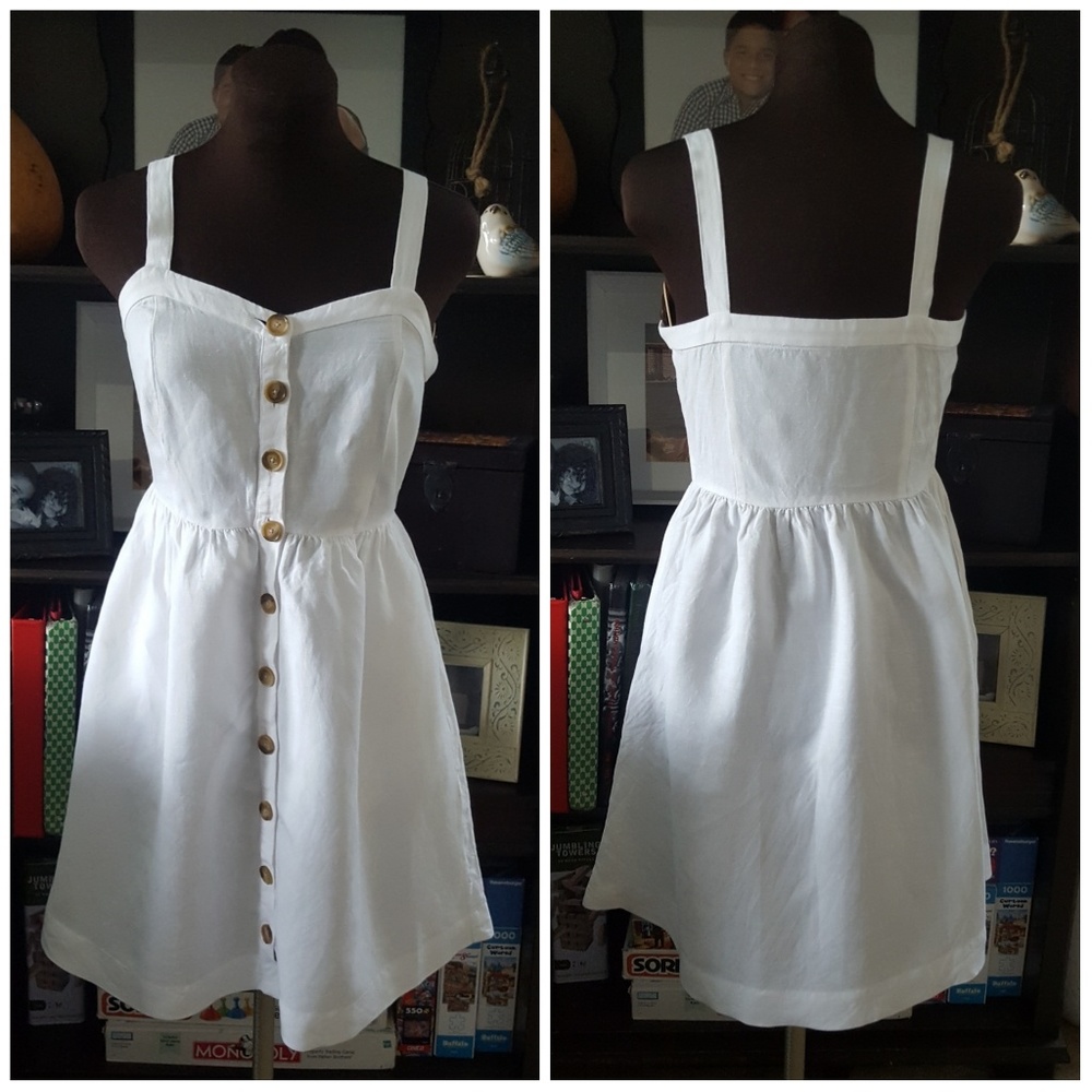 Loft Petites Linen Dress
